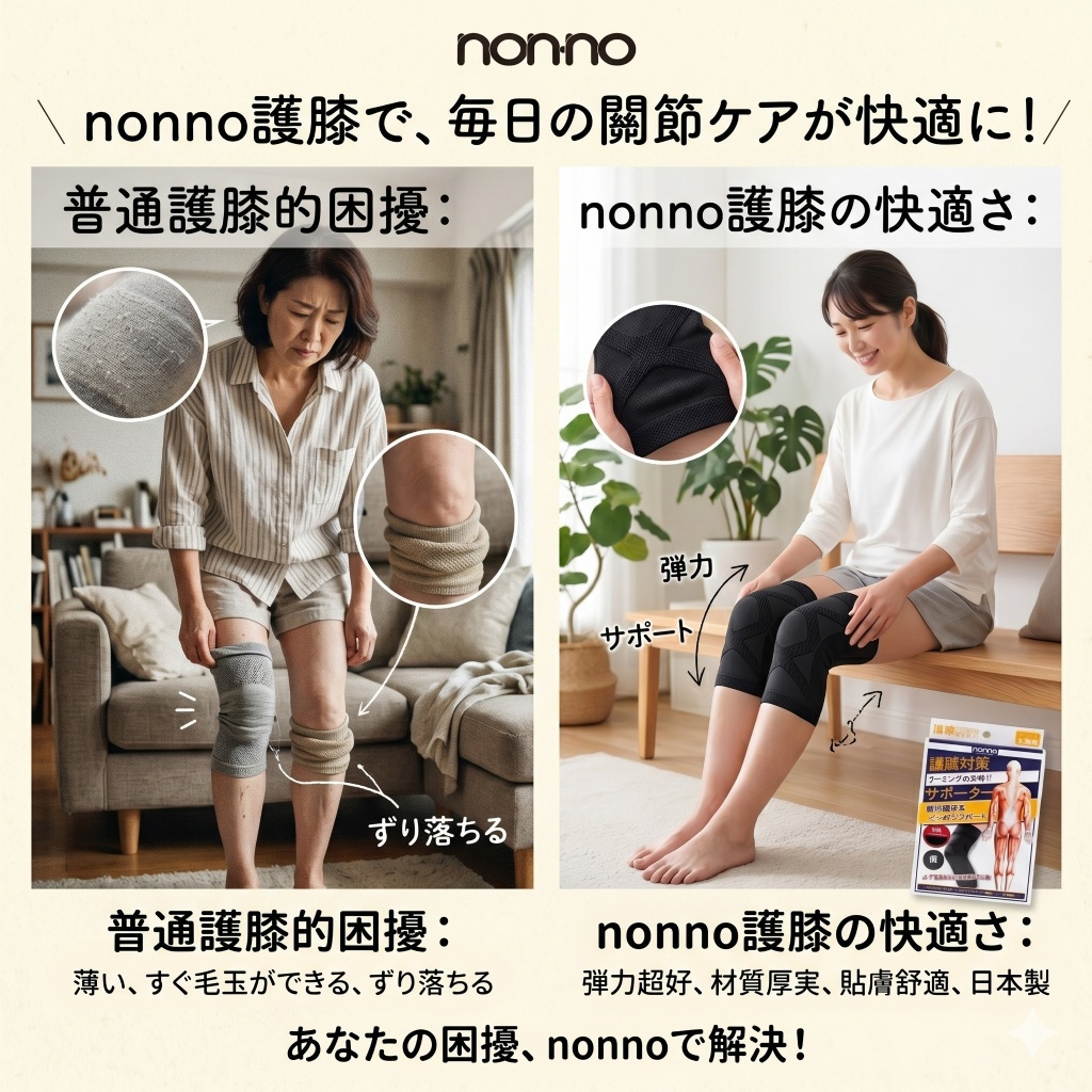日本技術 儂儂 non-no 繃帶加壓式 護膝/護肘 2入裝 — 圖 9