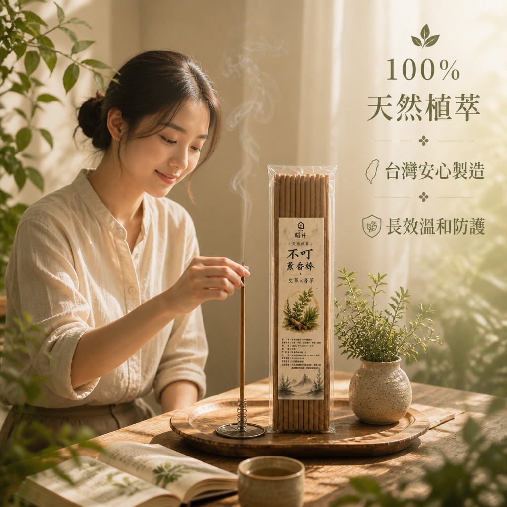 台灣製造 天然植萃不叮薰香棒 — 圖 3