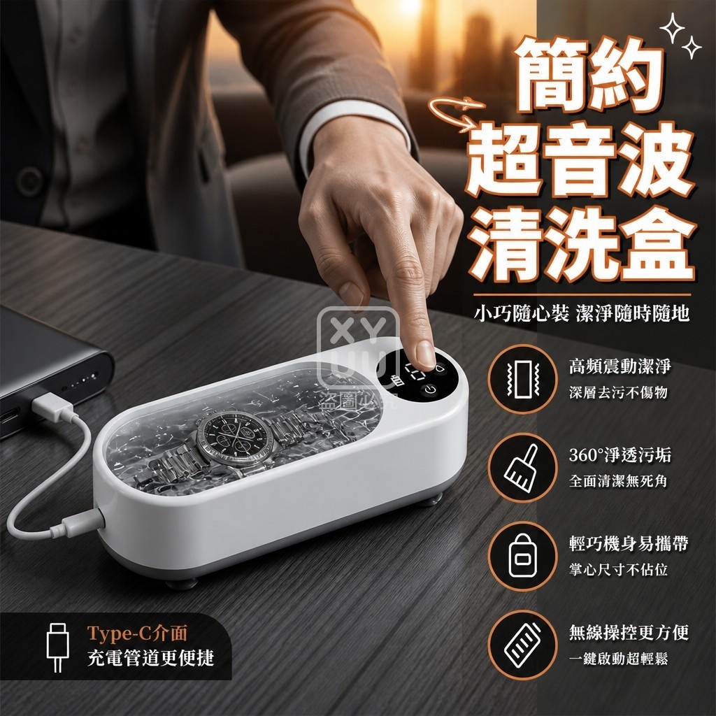 簡約超音波清洗盒 — 圖 2