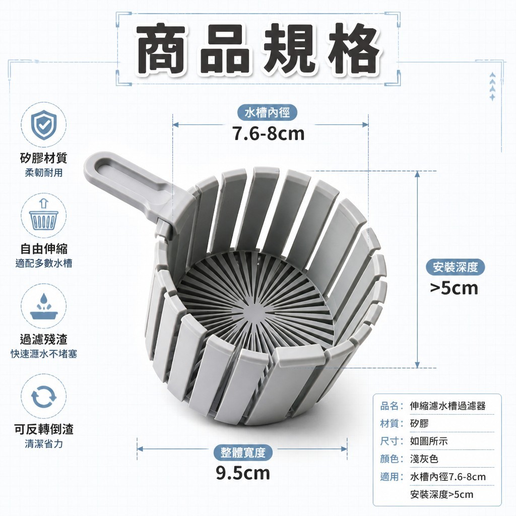 重力刮板水槽過濾器 — 圖 5