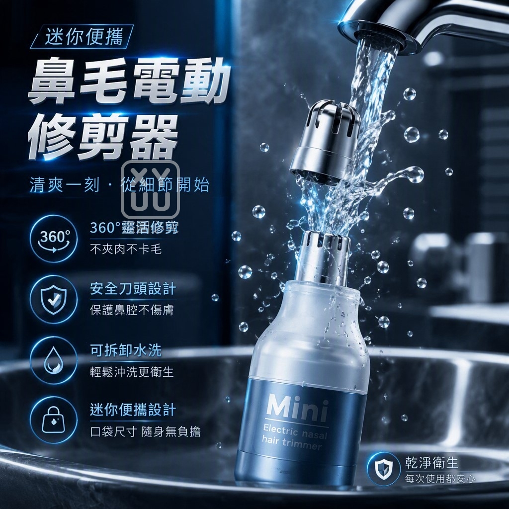 迷你便攜鼻毛電動修剪器 — 圖 3