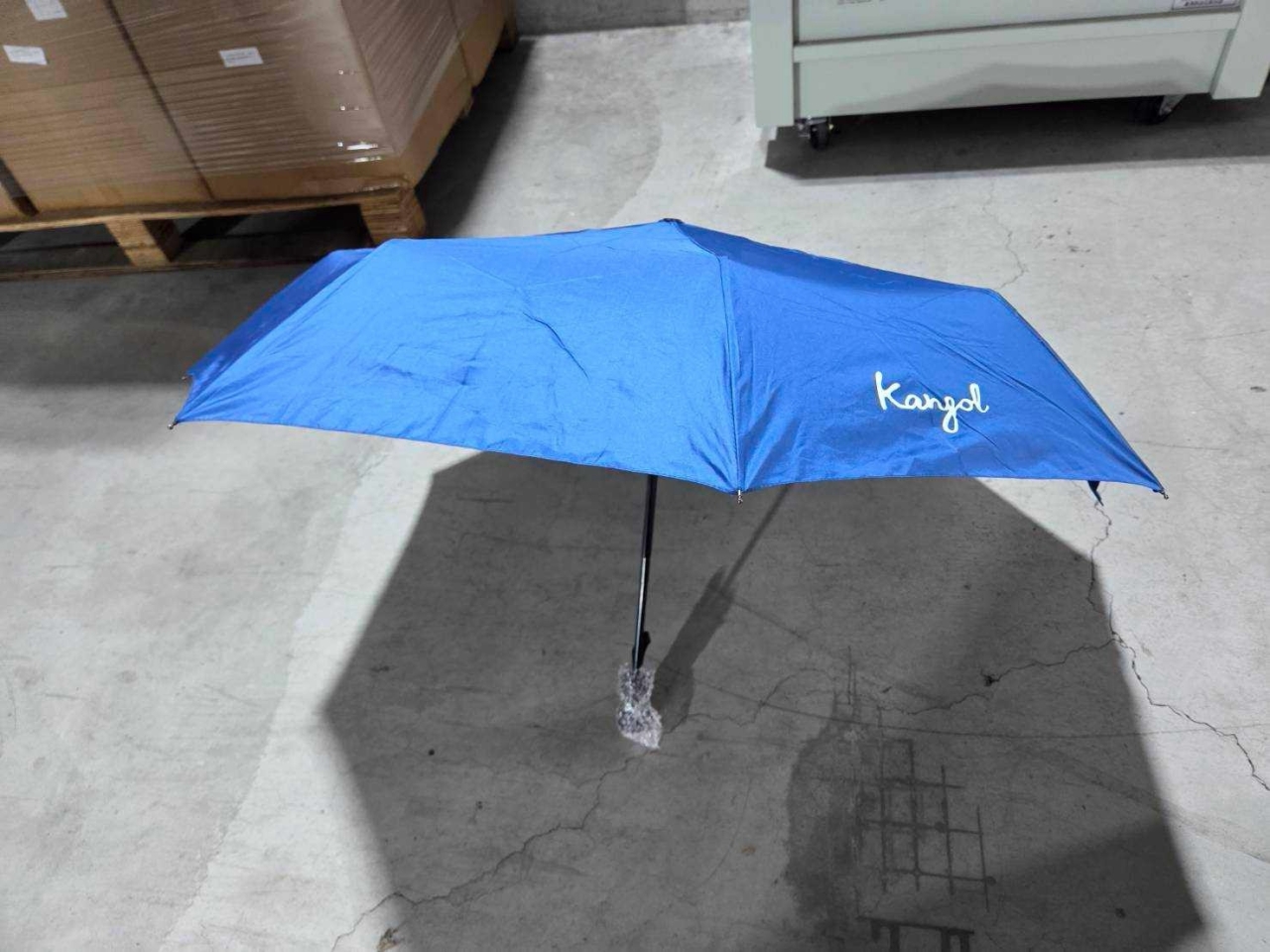 日本潮流經典款 KANGOL 潮流8骨黑膠自動傘 — 圖 9