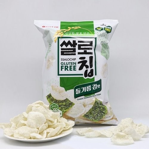 空運團-韓國 LOTTE 樂天 SSALOCHIP 紫蘇油海苔米餅50g 單包 — 圖 10