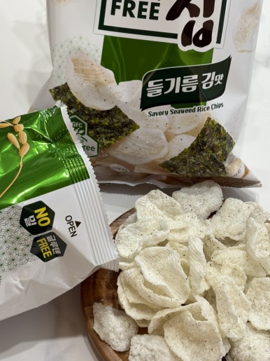 空運團-韓國 LOTTE 樂天 SSALOCHIP 紫蘇油海苔米餅50g 單包 — 圖 5