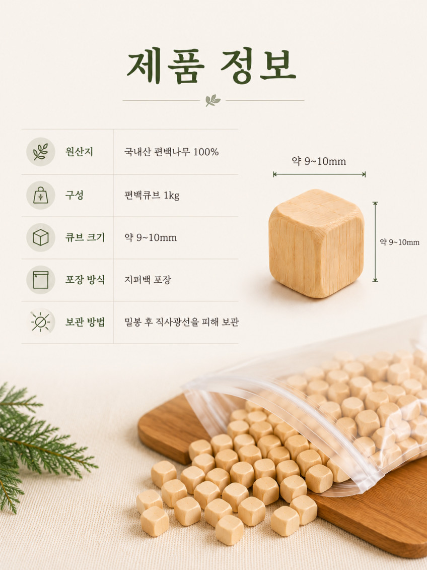 (2包)韓國 Real Pyeonbaek 天然扁柏木芳香塊20g 單包 — 圖 9