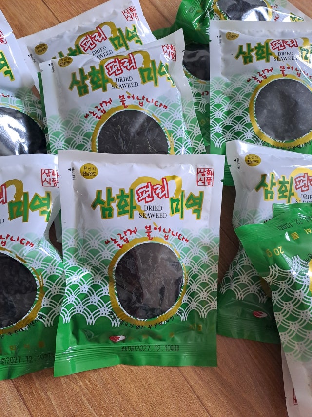 空運團-韓國 SAMHWA 三和 韓劇餐桌便利海帶芽20g 單包 — 圖 5