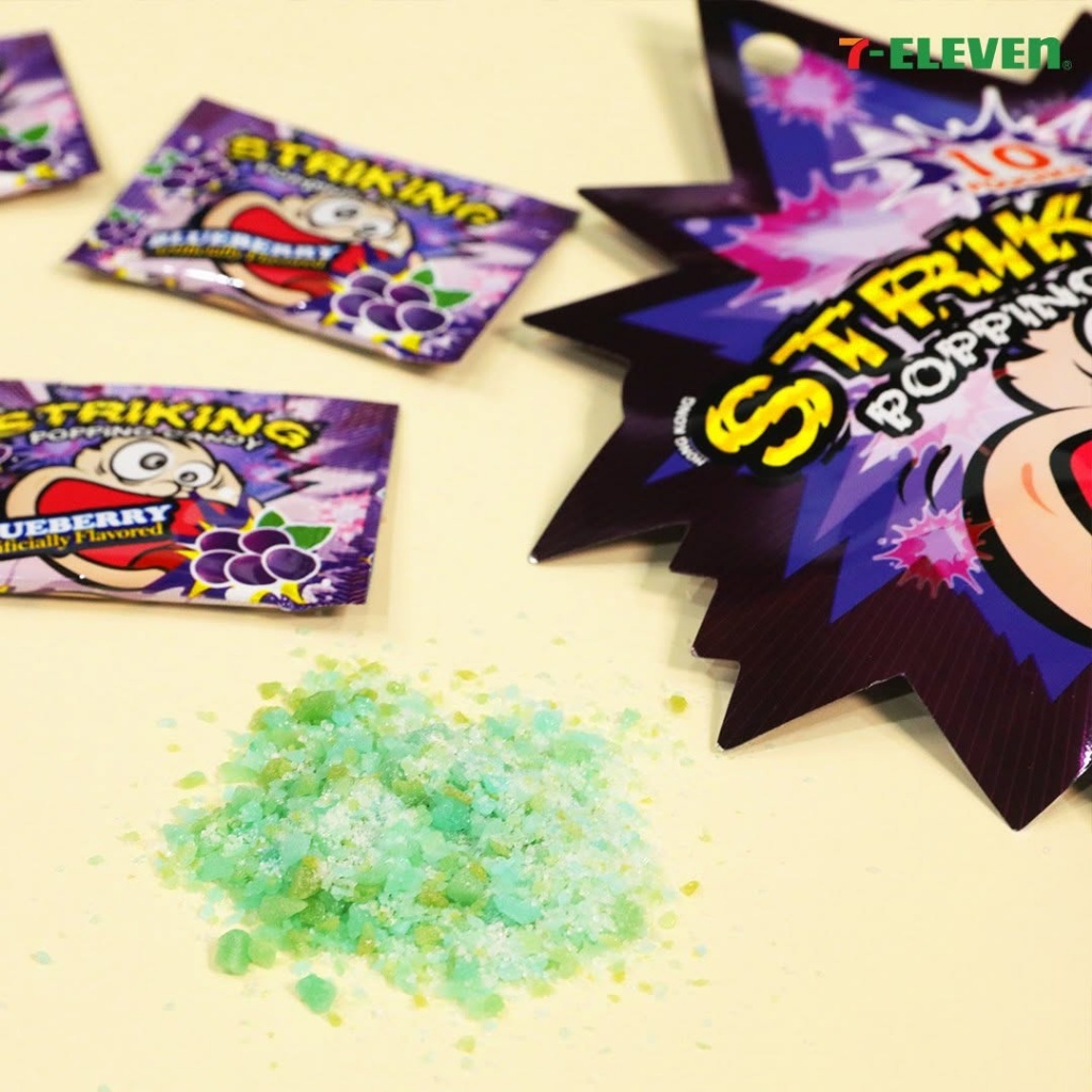 空運團-韓國便利商店夯爆 STRIKING Popping Candy 爆跳藍莓跳跳糖15g 單包 — 圖 6