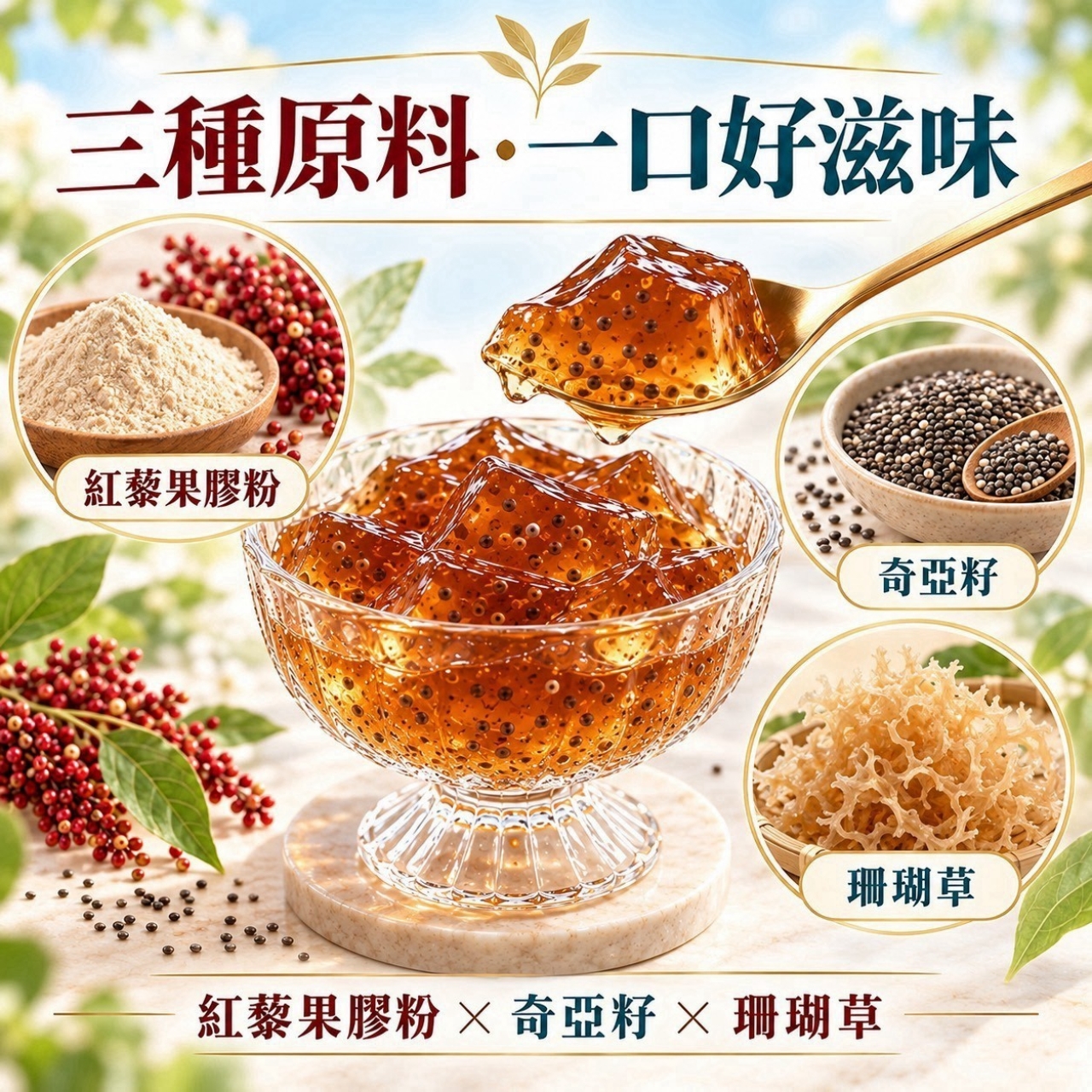 紅藜果膠奇亞籽寒天 — 圖 4