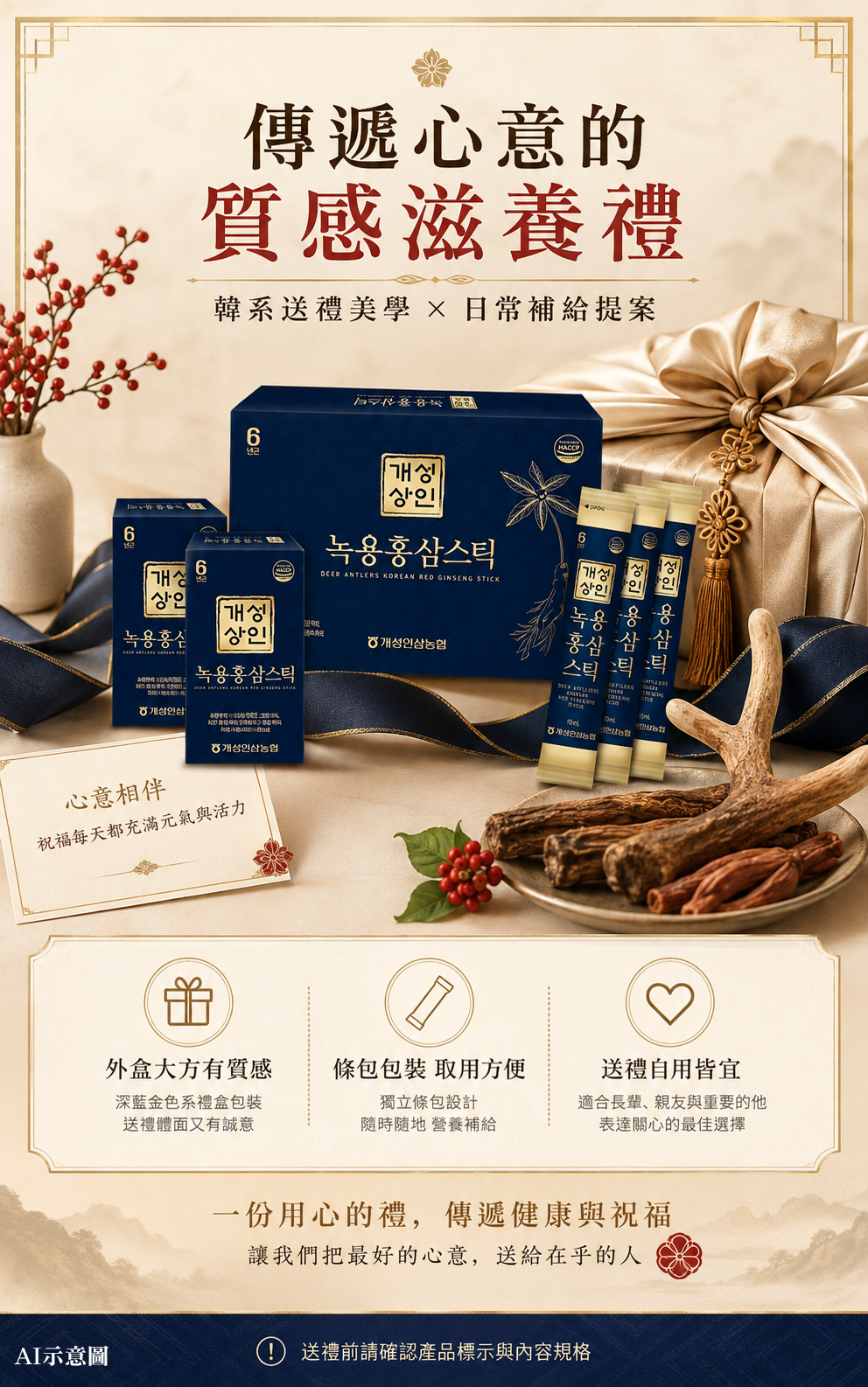 空運團-好體力六年根鹿茸紅蔘液禮盒 10mlx30入 單盒 — 圖 8