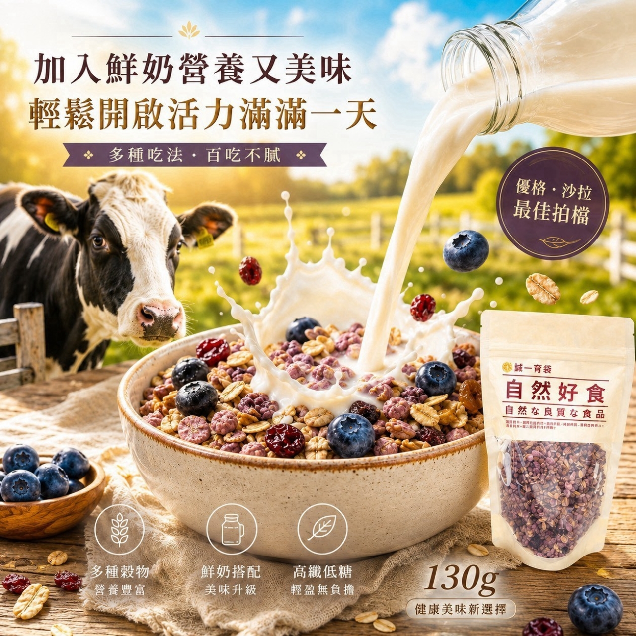 藍莓燕麥多穀力 — 圖 4