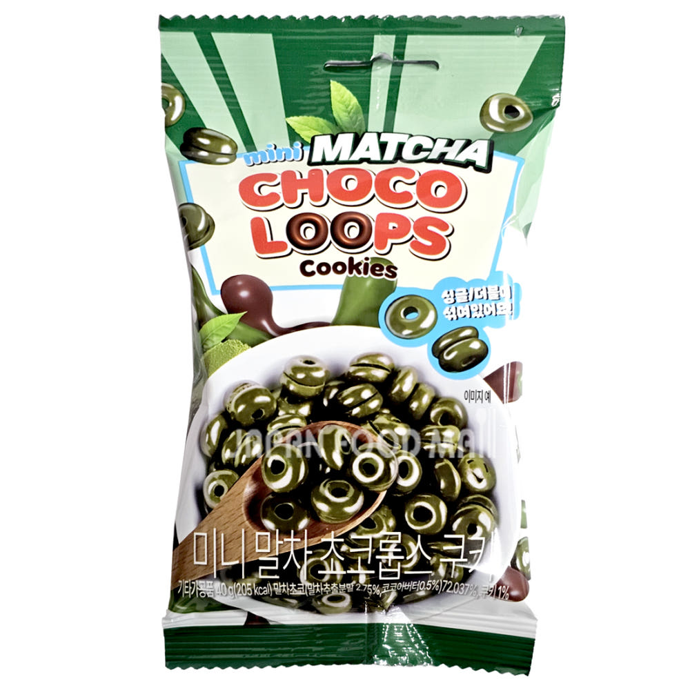 空運團-韓國CHOCO ROLLS 迷你抹茶巧克力脆脆圈餅乾40g 單包 — 圖 6