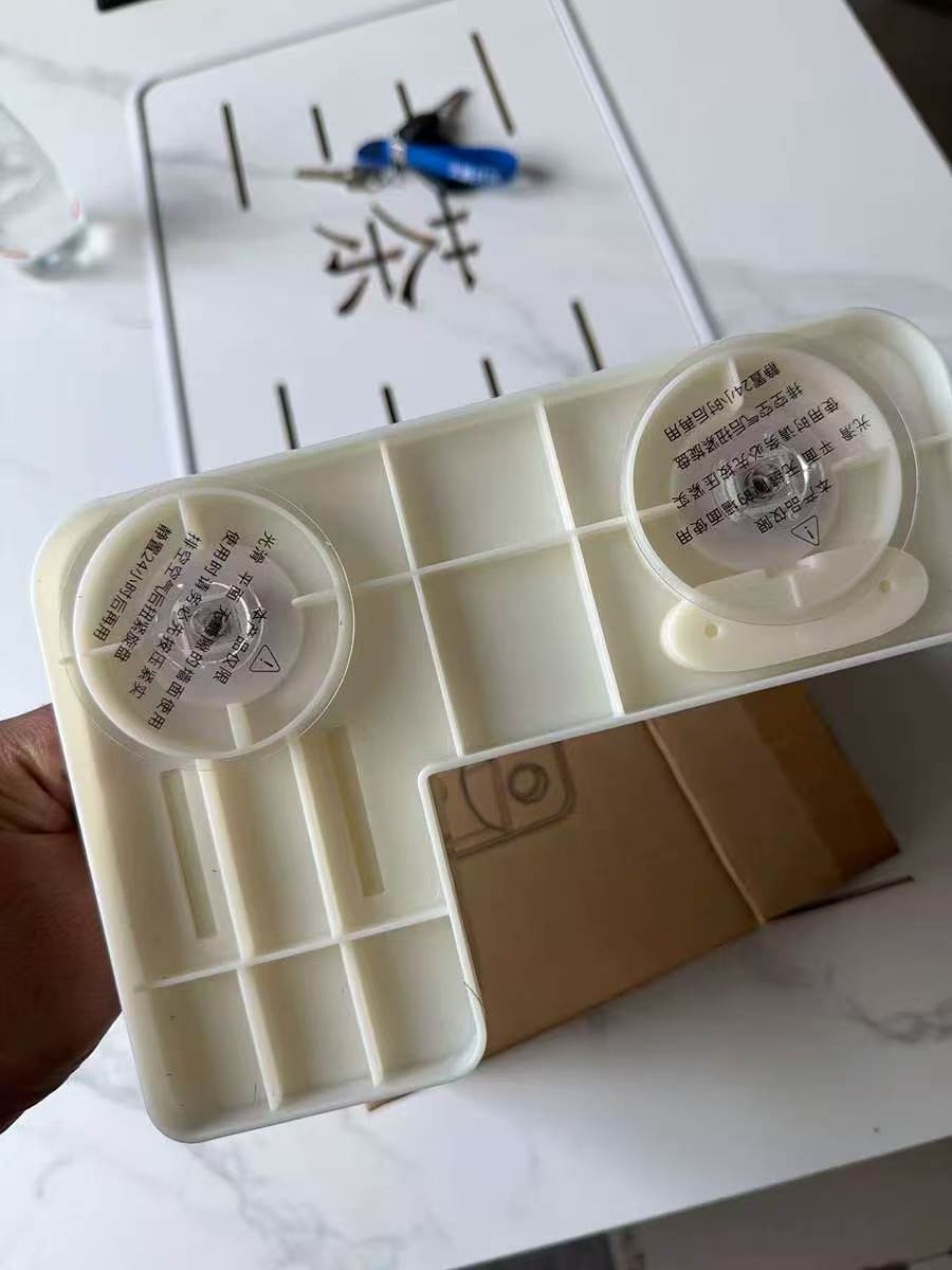 質感美學免打孔壁掛吹風機繞線美髮置物架盒組 — 圖 7